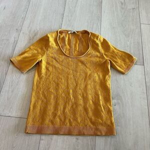 Madewell Pointelle Willford Sweater Tee size s